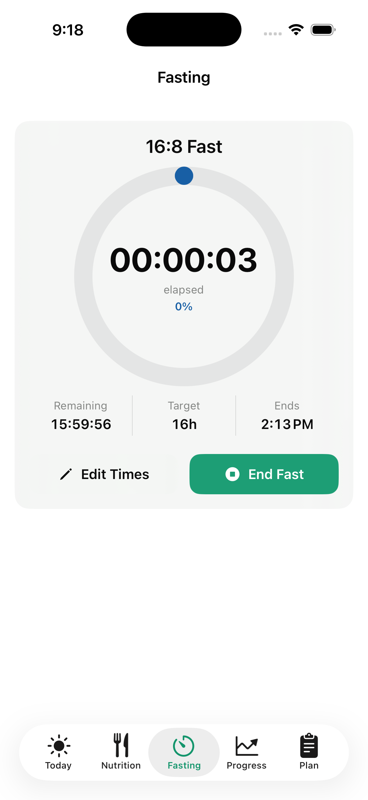 PhazFit fasting timer